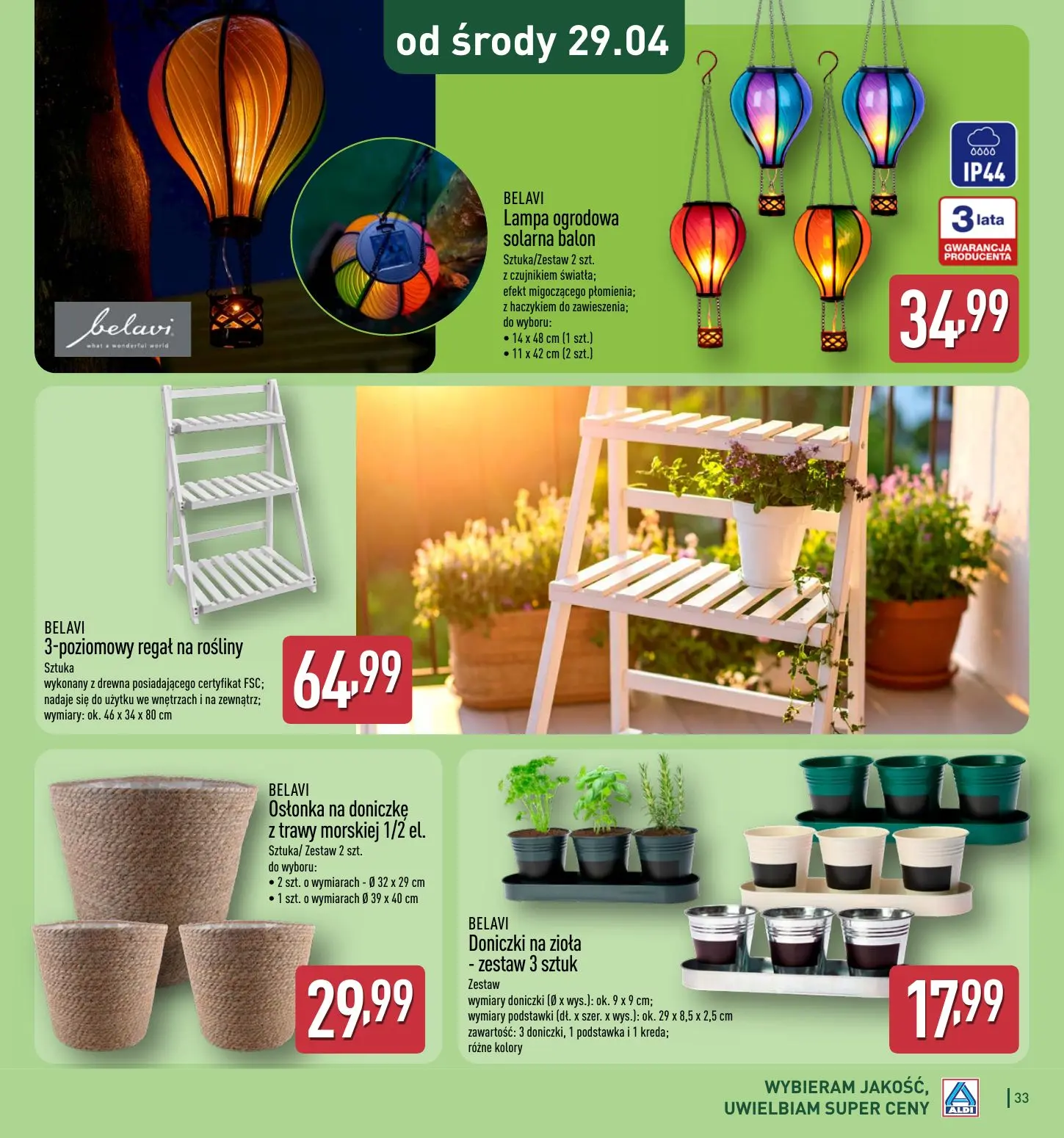 gazetka promocyjna ALDI Katalog OGRODOWY 🌱 - Strona 33