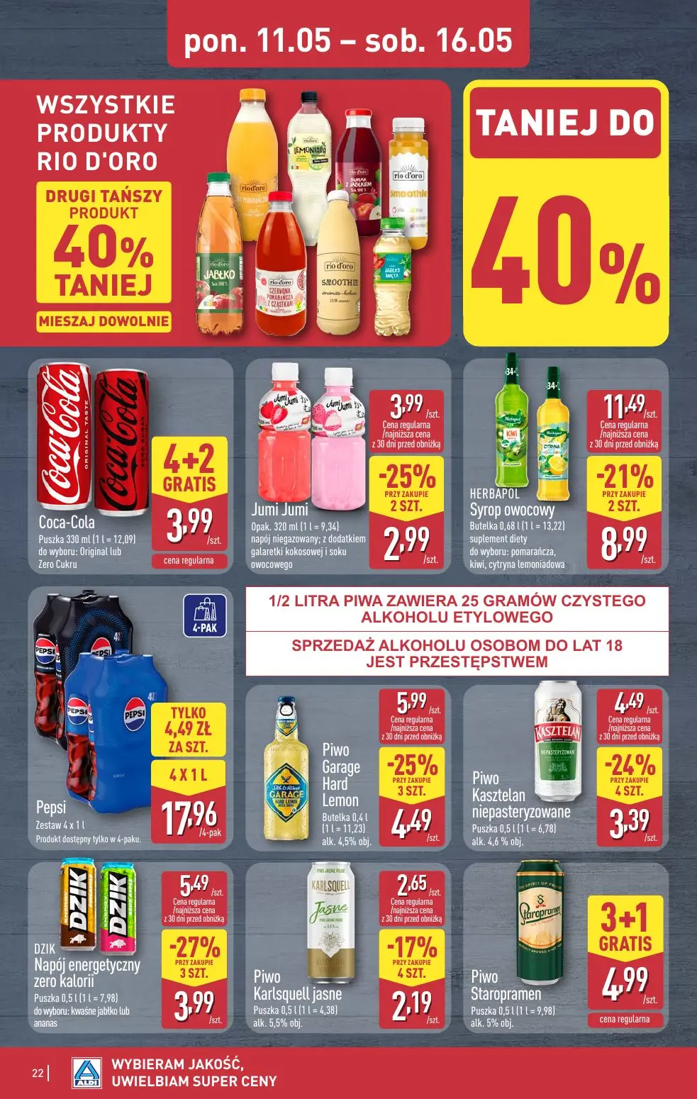 gazetka promocyjna ALDI Wybieram ALDI - Strona 22