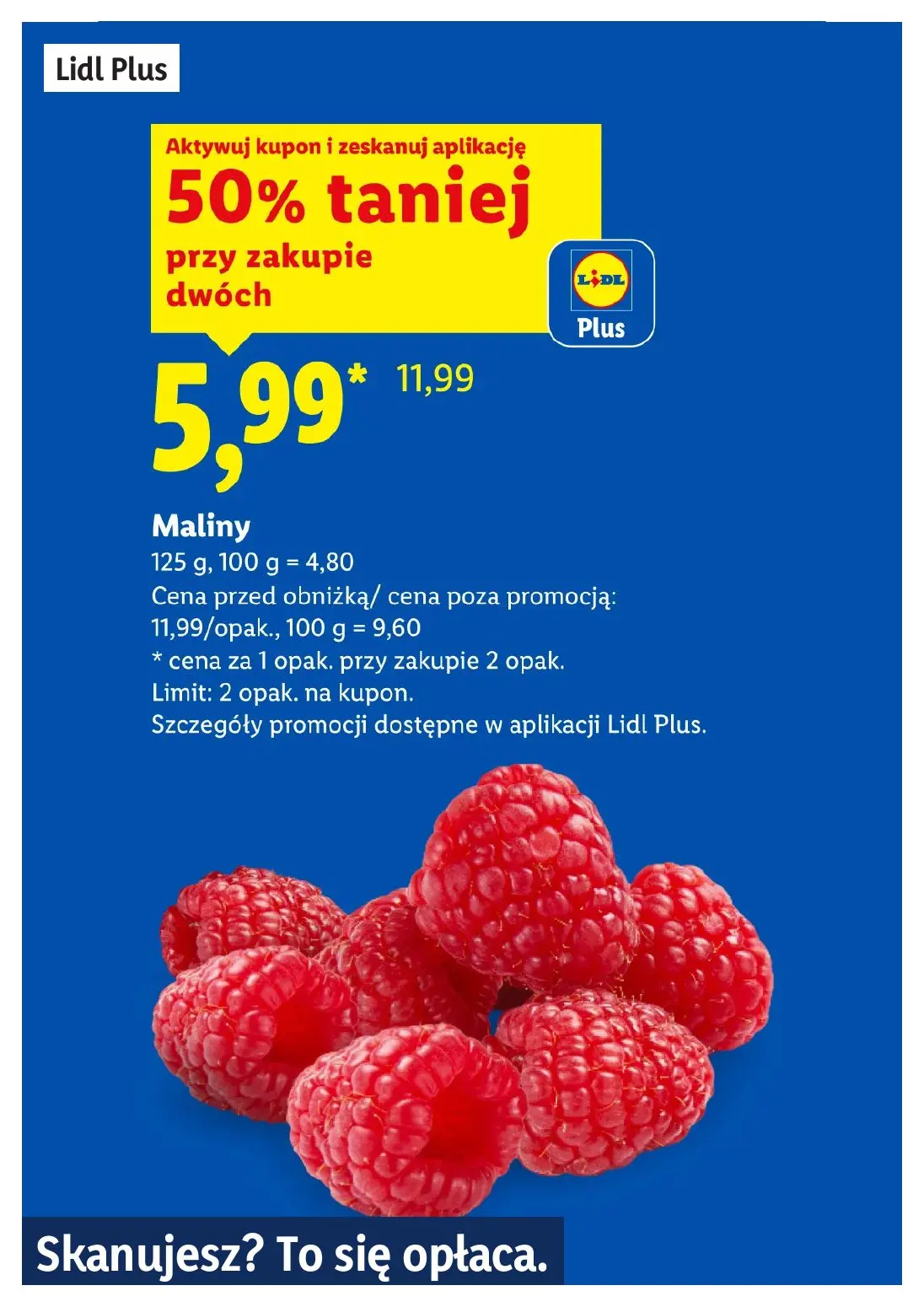 gazetka promocyjna LIDL Lidl plus. Skanujesz - To się opłaca - Strona 2