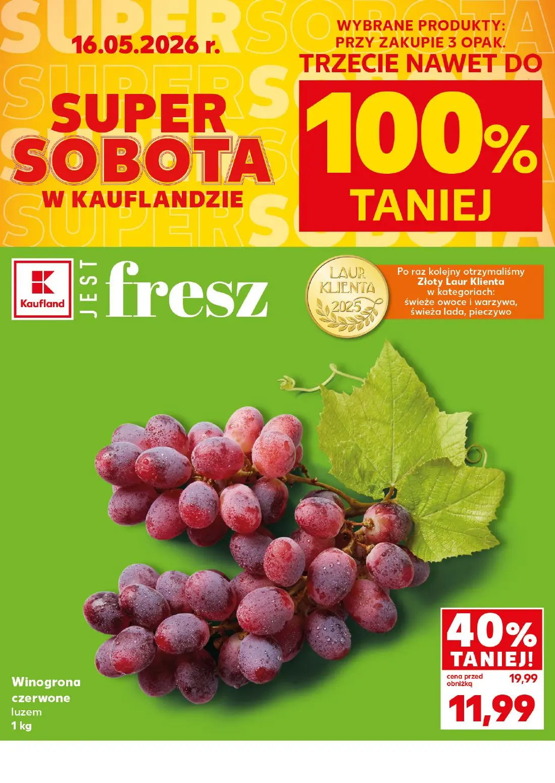gazetka promocyjna Kaufland Super sobota! - Strona 2