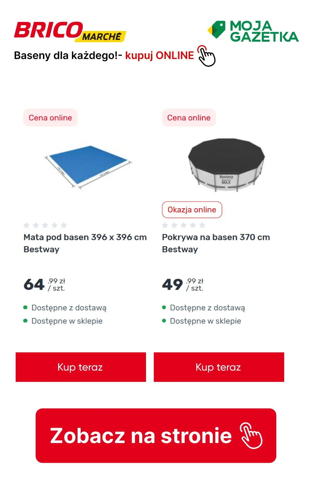 gazetka promocyjna BRICOMARCHE Baseny dla każdego! - Strona 2