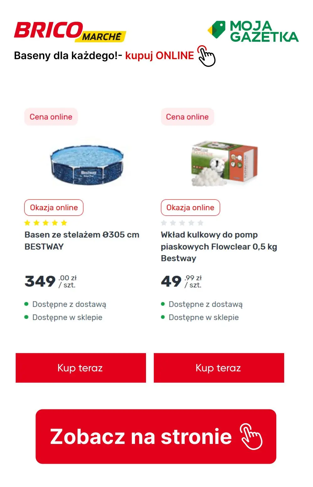 gazetka promocyjna BRICOMARCHE Baseny dla każdego! - Strona 3