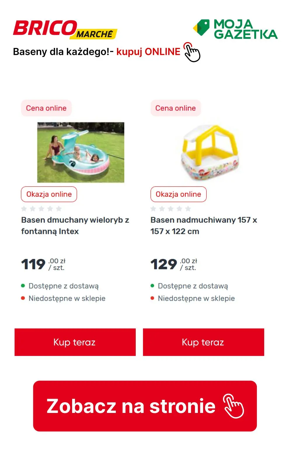 gazetka promocyjna BRICOMARCHE Baseny dla każdego! - Strona 4