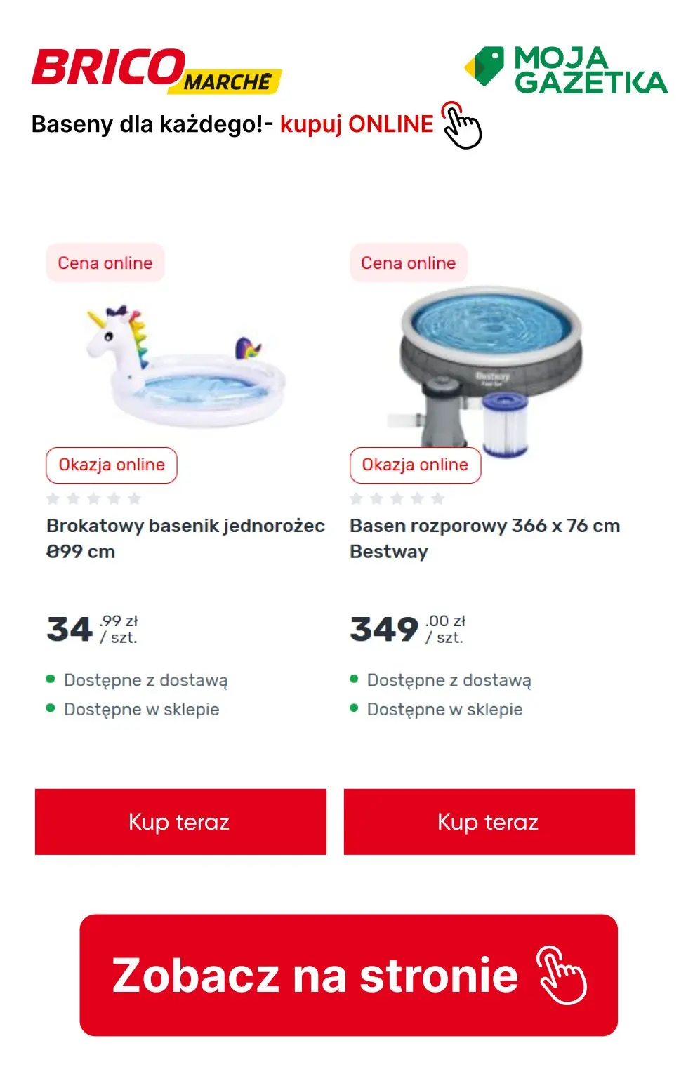 gazetka promocyjna BRICOMARCHE Baseny dla każdego! - Strona 6