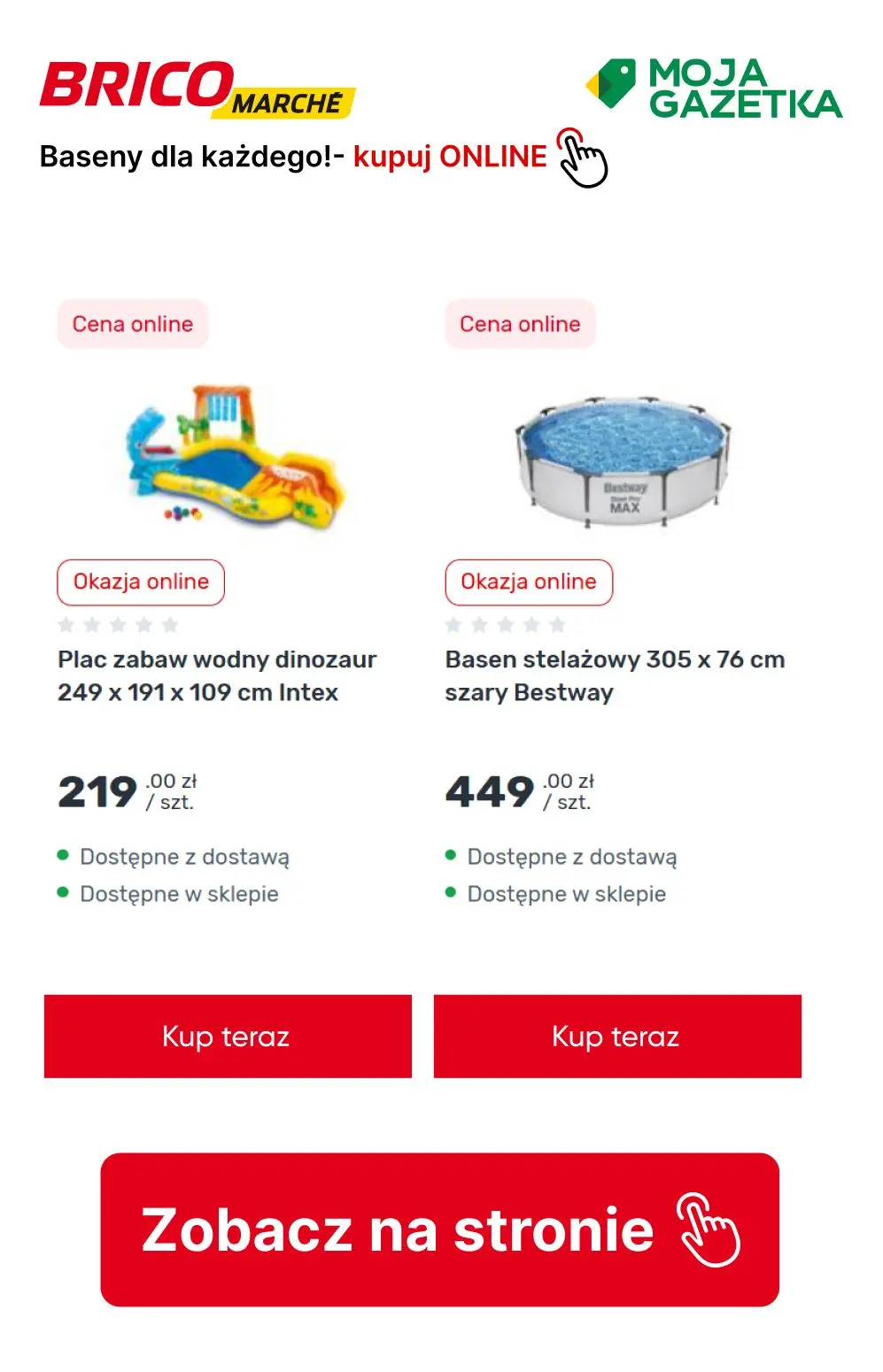 gazetka promocyjna BRICOMARCHE Baseny dla każdego! - Strona 7