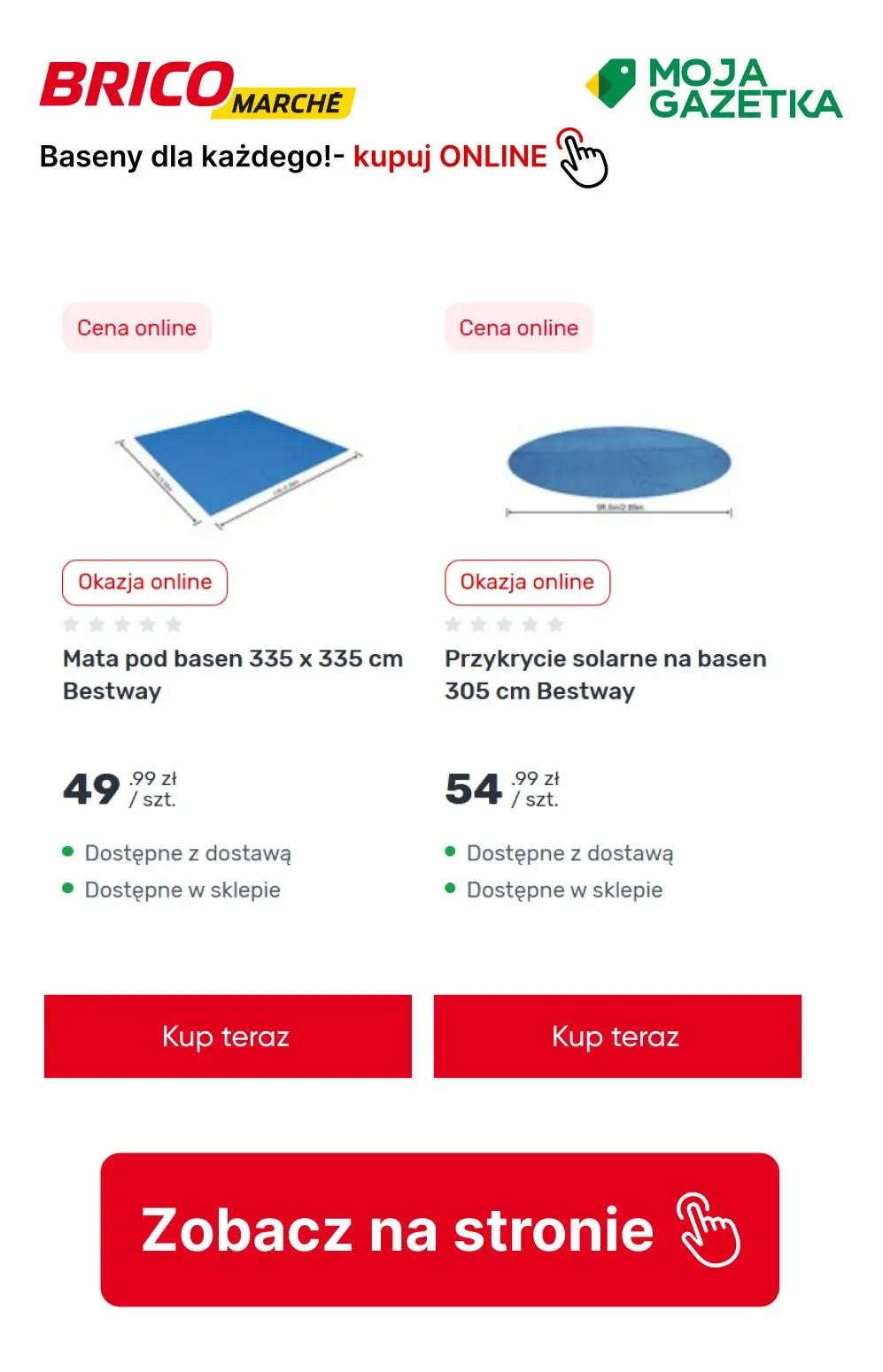 gazetka promocyjna BRICOMARCHE Baseny dla każdego! - Strona 8
