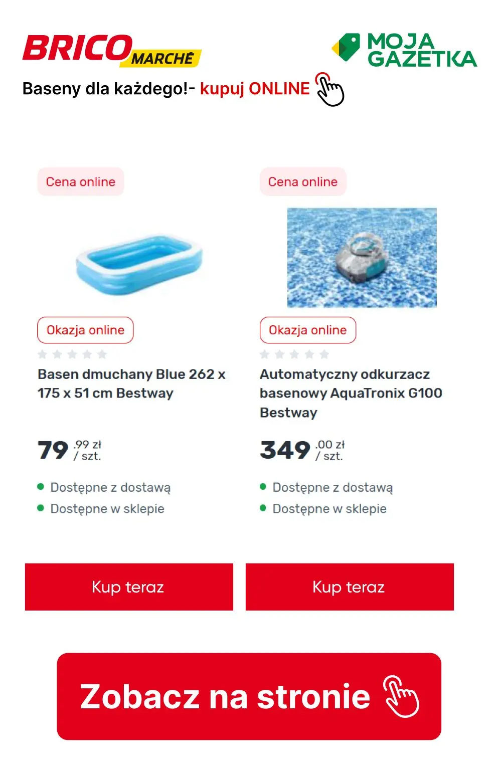 gazetka promocyjna BRICOMARCHE Baseny dla każdego! - Strona 11
