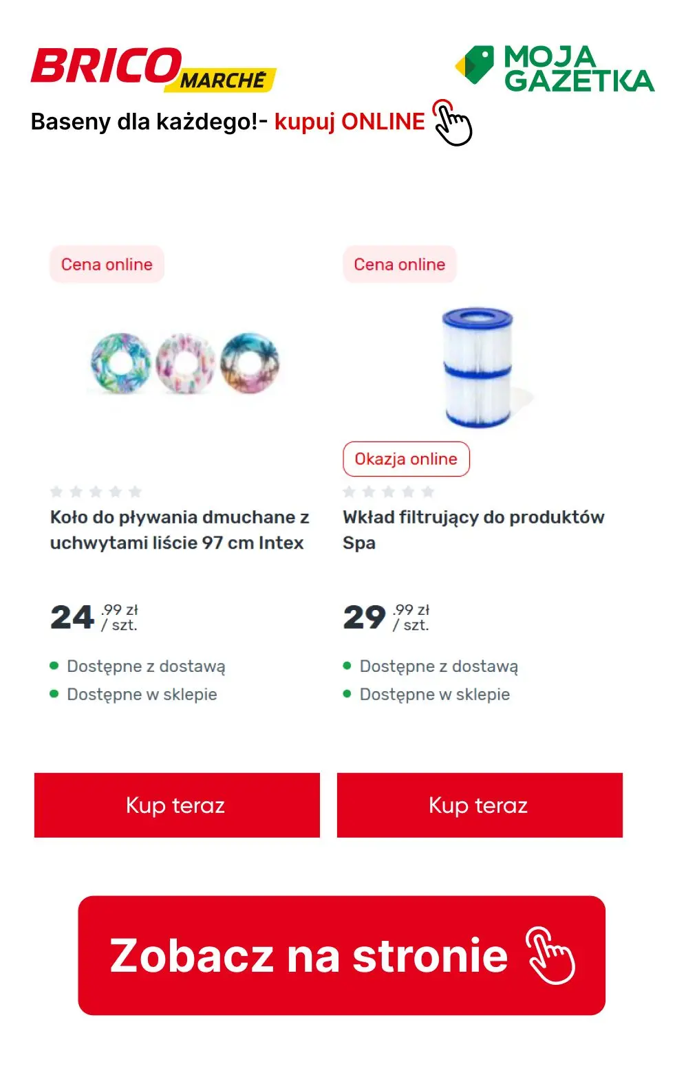 gazetka promocyjna BRICOMARCHE Baseny dla każdego! - Strona 12