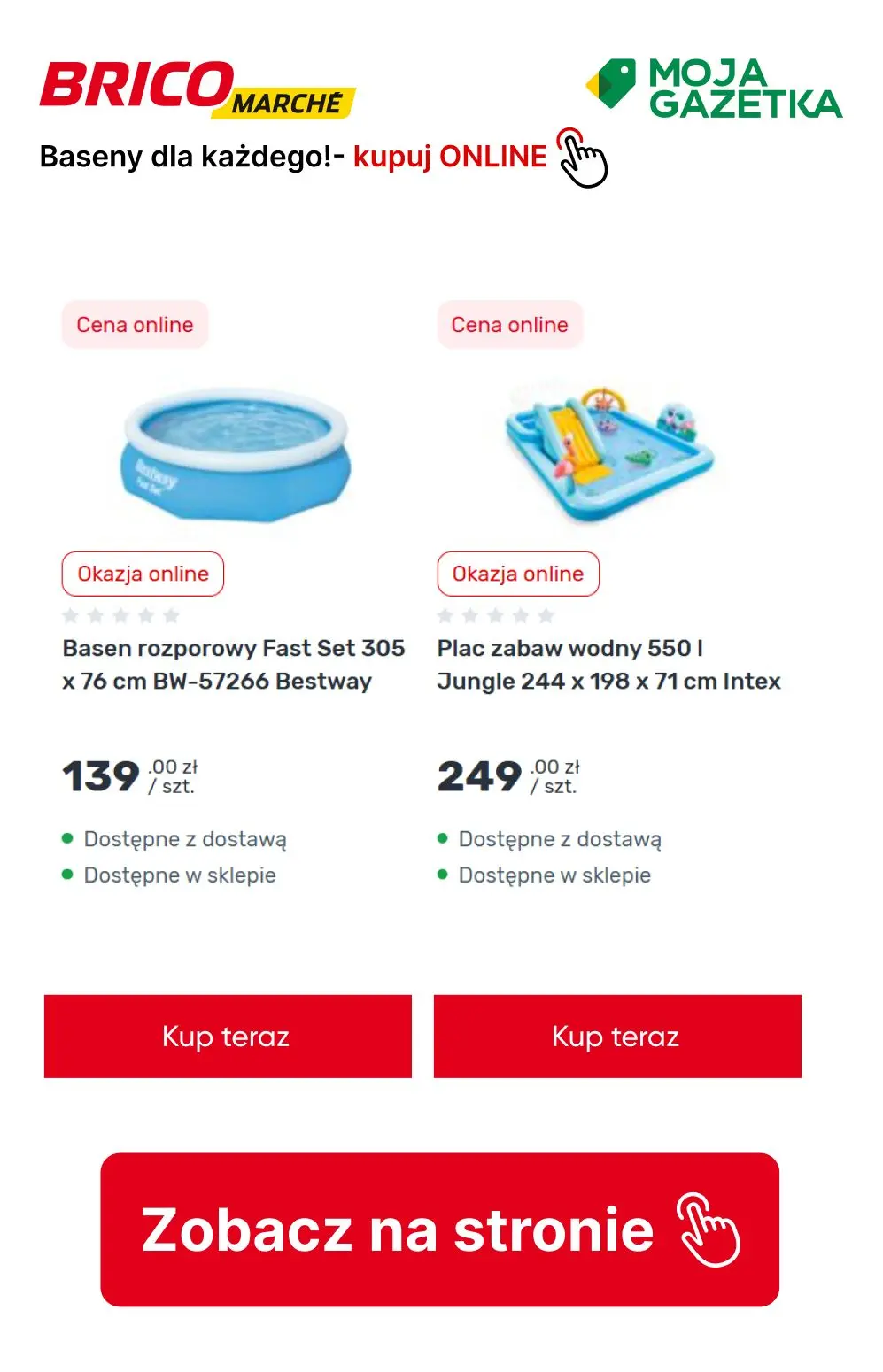 gazetka promocyjna BRICOMARCHE Baseny dla każdego! - Strona 14