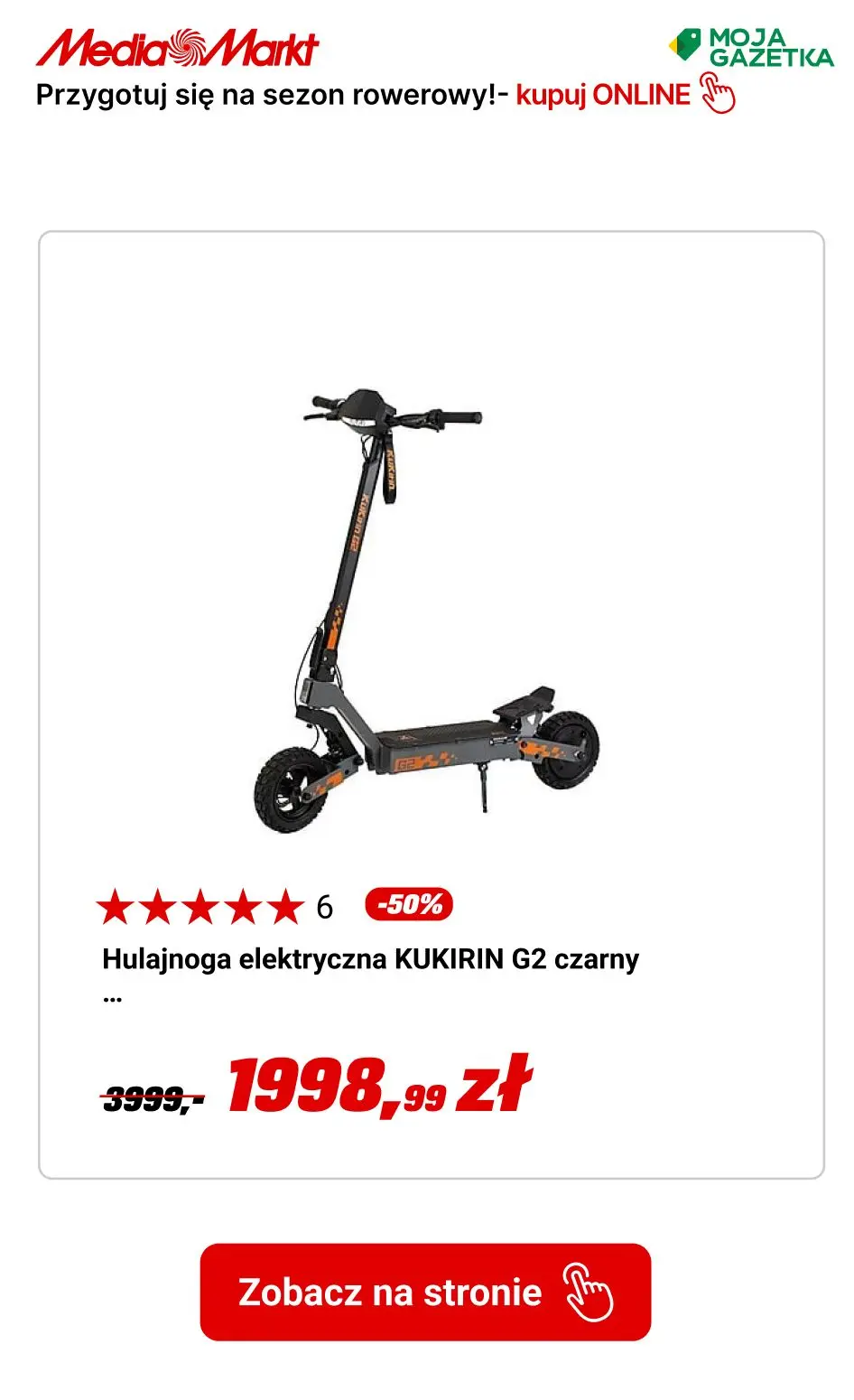 gazetka promocyjna Media Markt Wejdź w świat e-mobility z rabatami do -50%
 - Strona 2