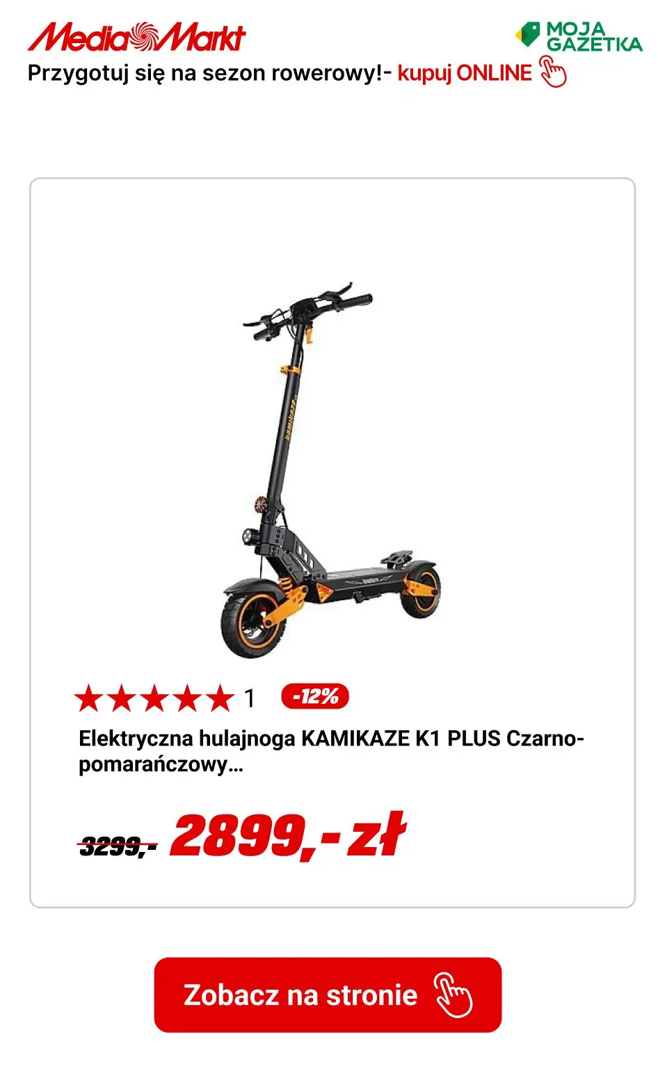 gazetka promocyjna Media Markt Wejdź w świat e-mobility z rabatami do -50%
 - Strona 3