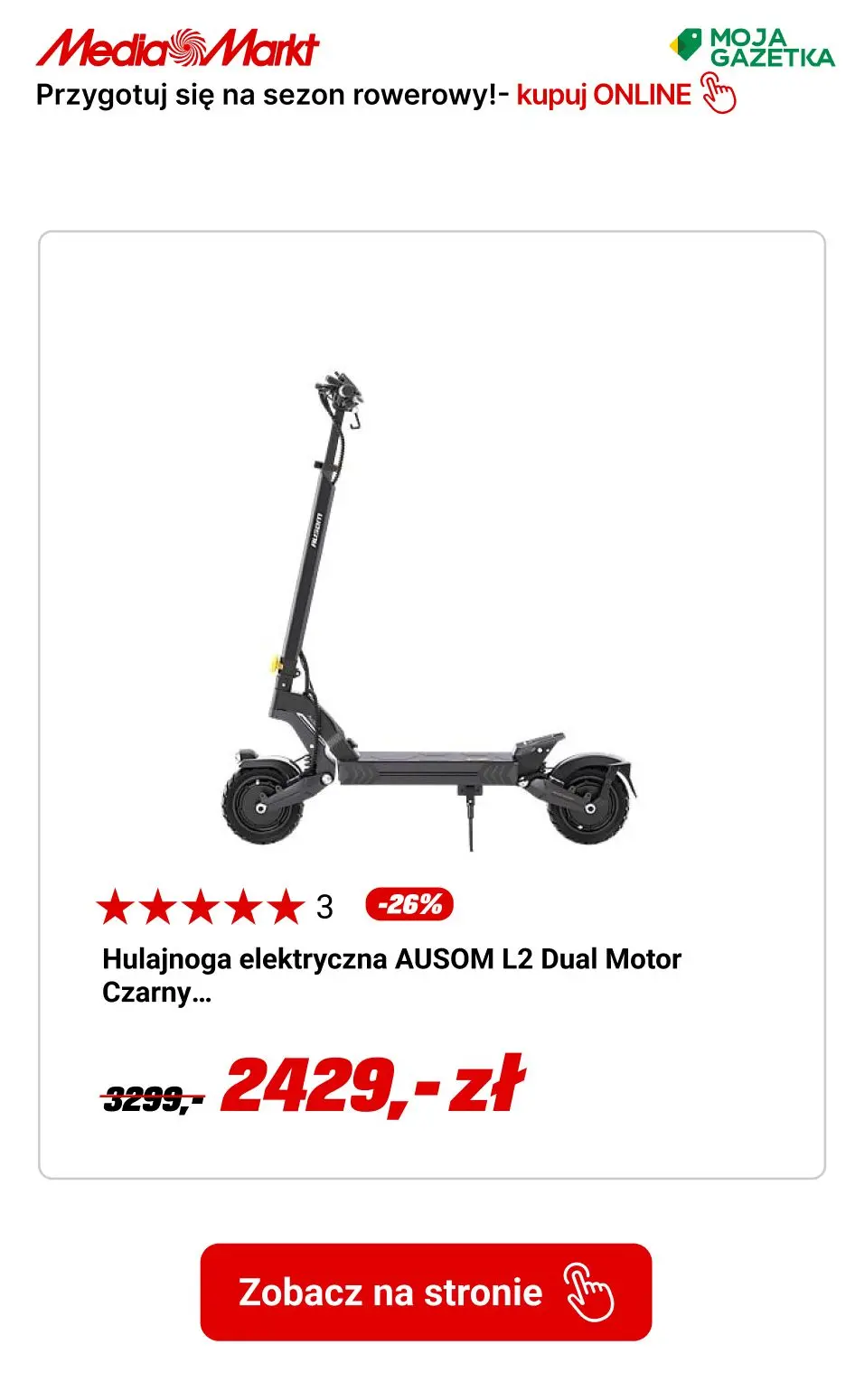 gazetka promocyjna Media Markt Wejdź w świat e-mobility z rabatami do -50%
 - Strona 4