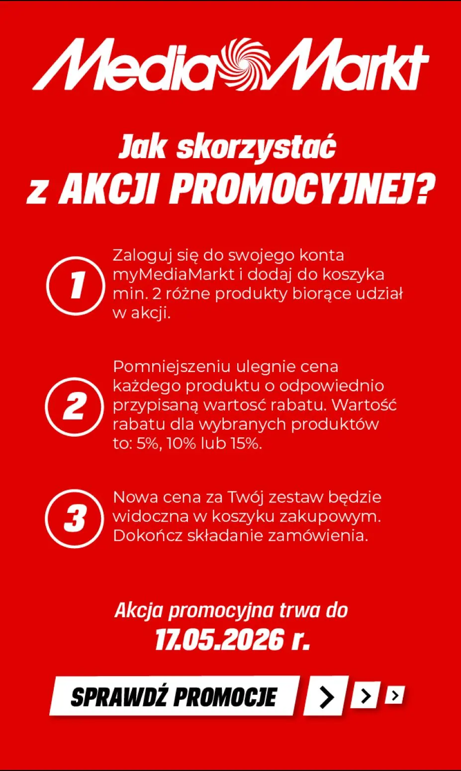gazetka promocyjna Media Markt tylko w myMediaMarkt -Rabaty do -15%! Łącz produkty w zestawy!
 - Strona 2