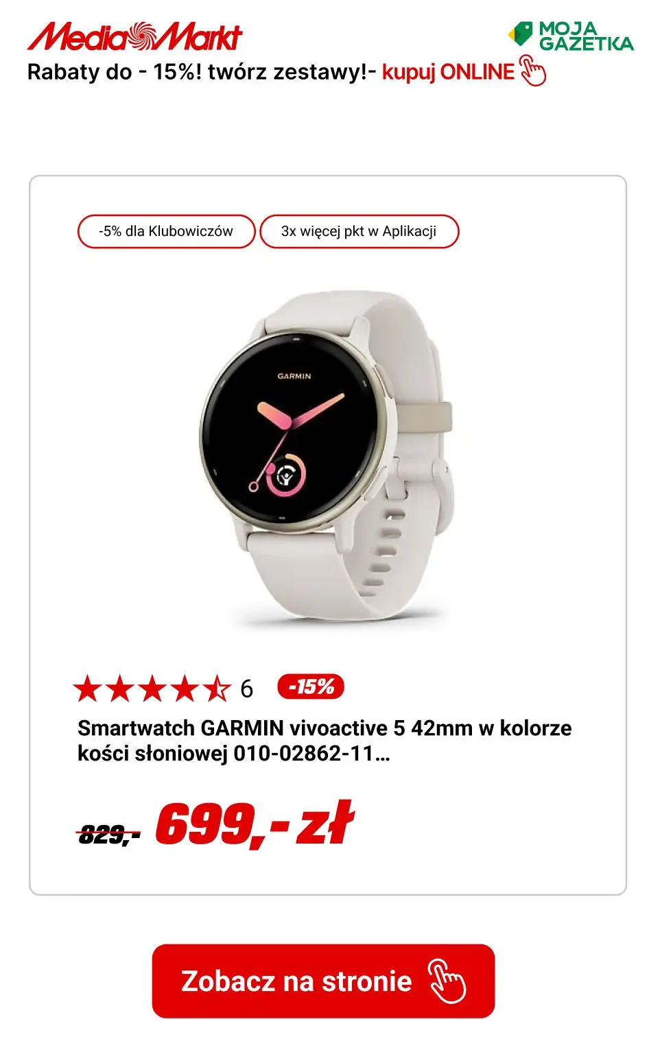 gazetka promocyjna Media Markt tylko w myMediaMarkt -Rabaty do -15%! Łącz produkty w zestawy!
 - Strona 5