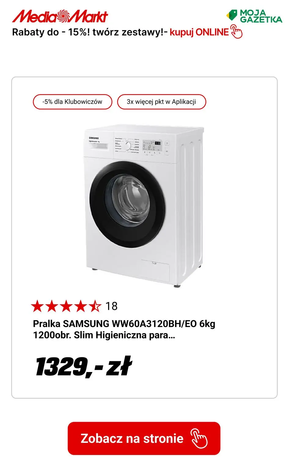 gazetka promocyjna Media Markt tylko w myMediaMarkt -Rabaty do -15%! Łącz produkty w zestawy!
 - Strona 11