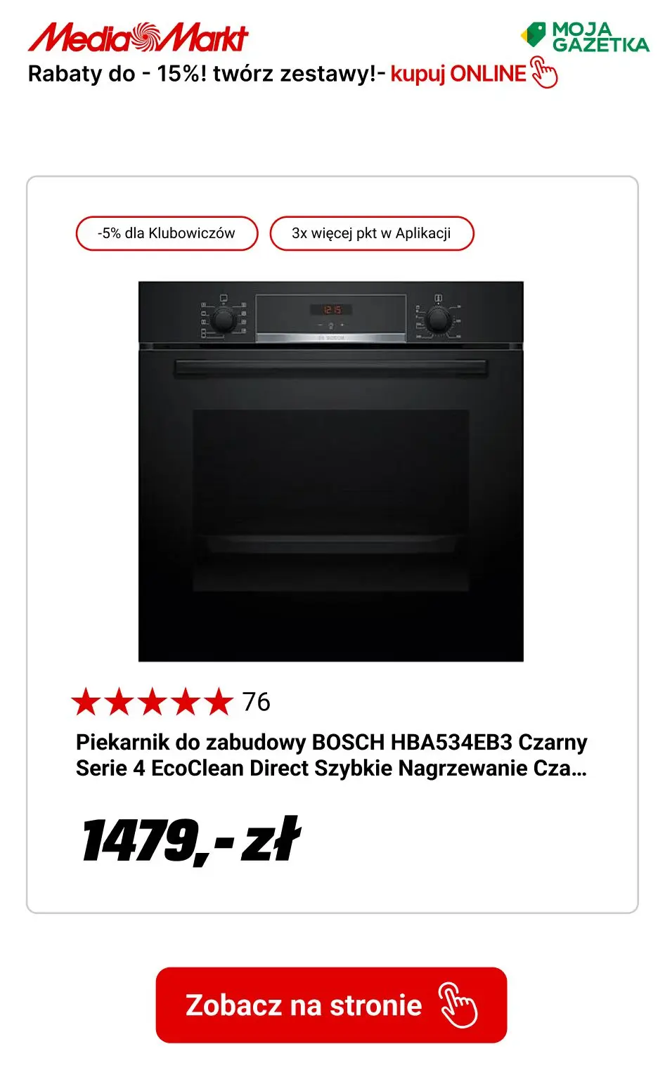 gazetka promocyjna Media Markt tylko w myMediaMarkt -Rabaty do -15%! Łącz produkty w zestawy!
 - Strona 12