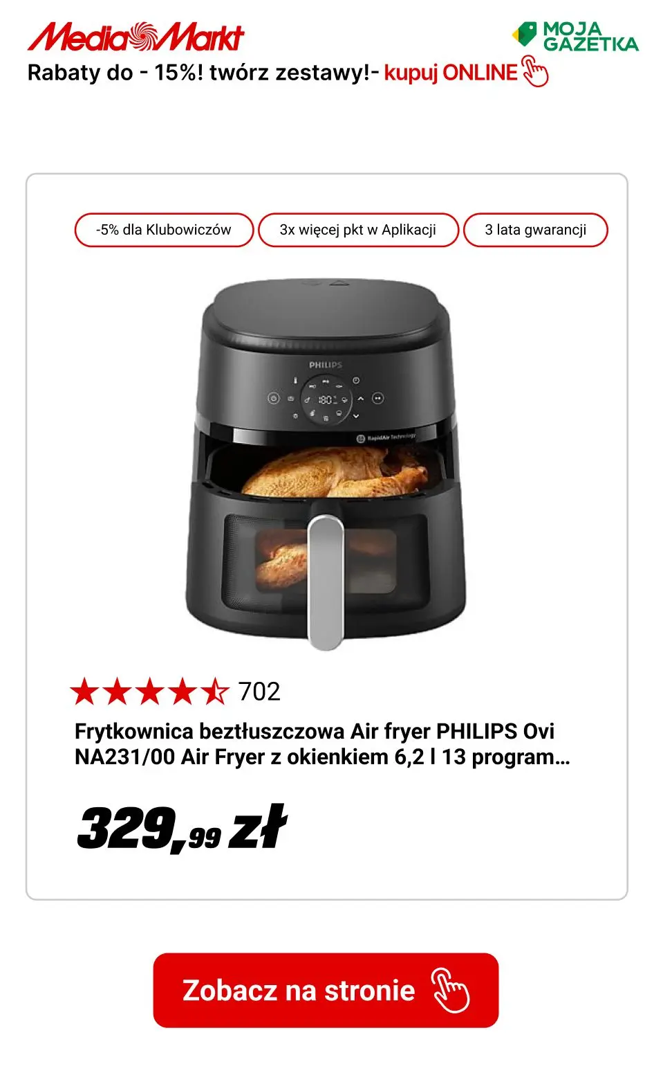 gazetka promocyjna Media Markt tylko w myMediaMarkt -Rabaty do -15%! Łącz produkty w zestawy!
 - Strona 14