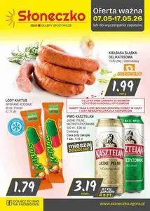 Gazetka promocyjna Słoneczko, ważna od 2026-05-07 do 2026-05-17.