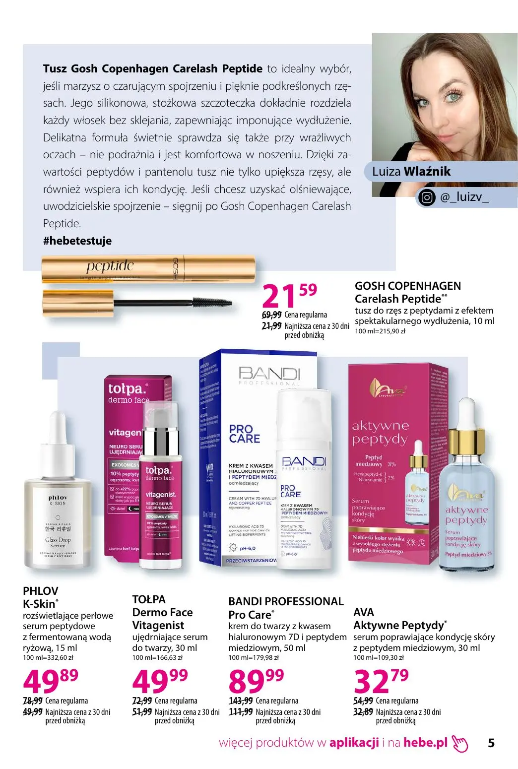 gazetka promocyjna hebe TRENDY - Strona 5