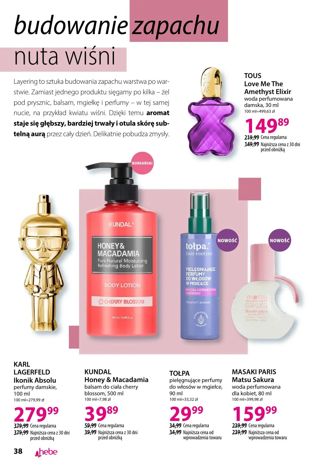 gazetka promocyjna hebe TRENDY - Strona 38