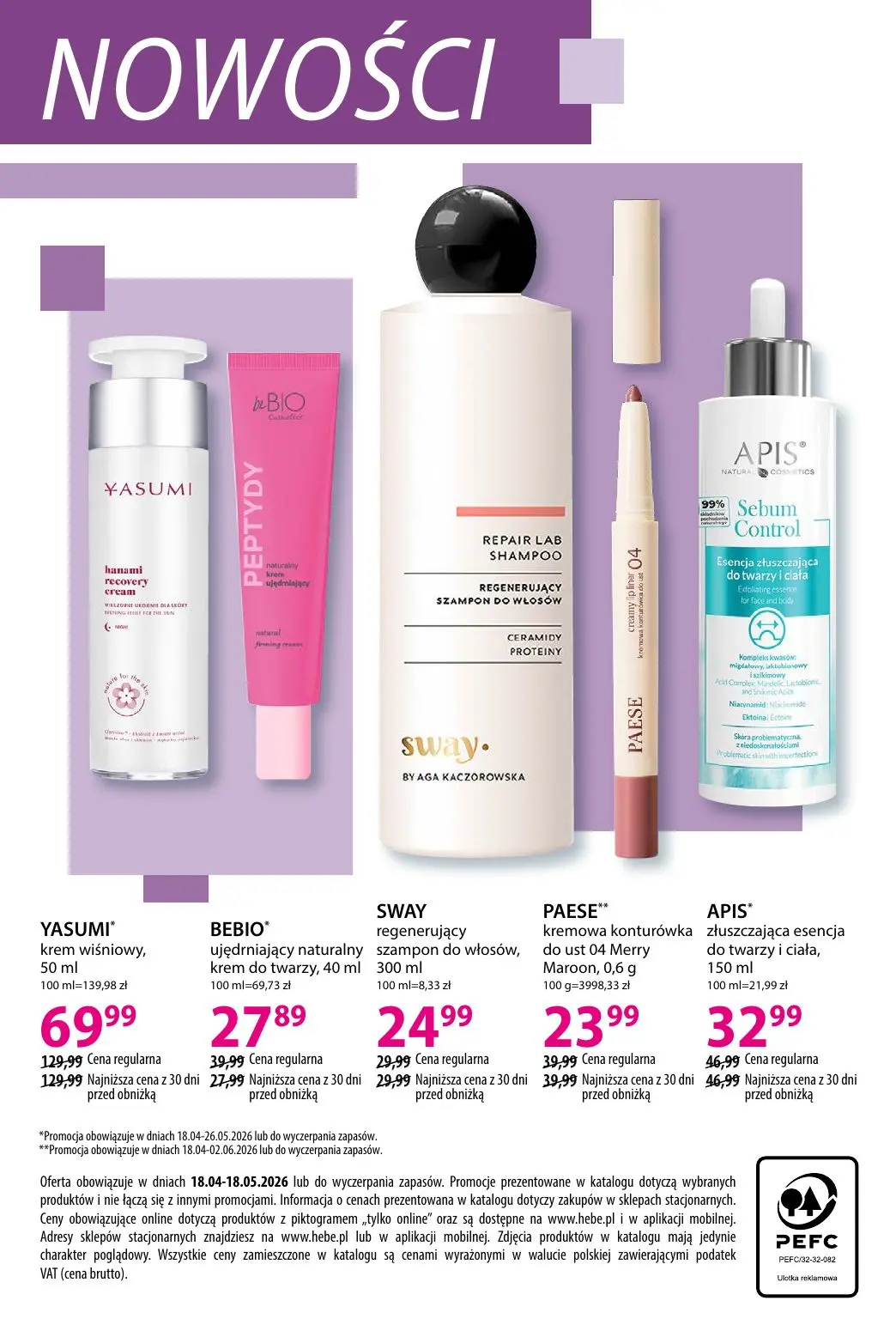 gazetka promocyjna hebe TRENDY - Strona 44
