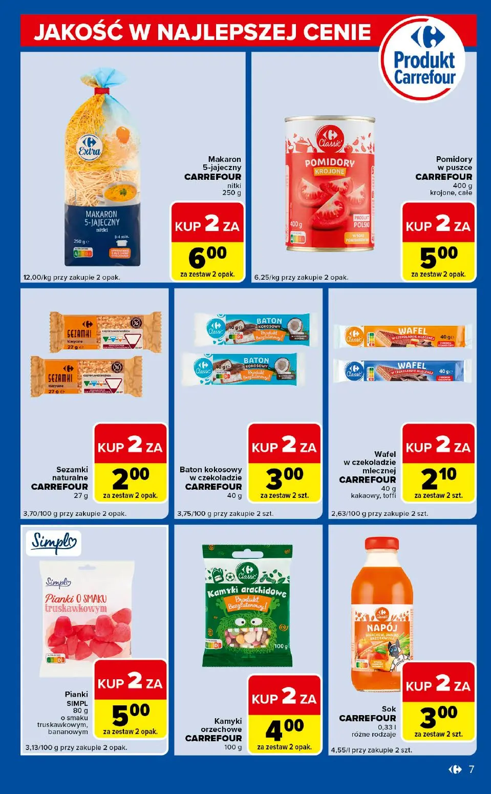 gazetka promocyjna Carrefour Express Zrób zakupy ekspresem - Strona 7