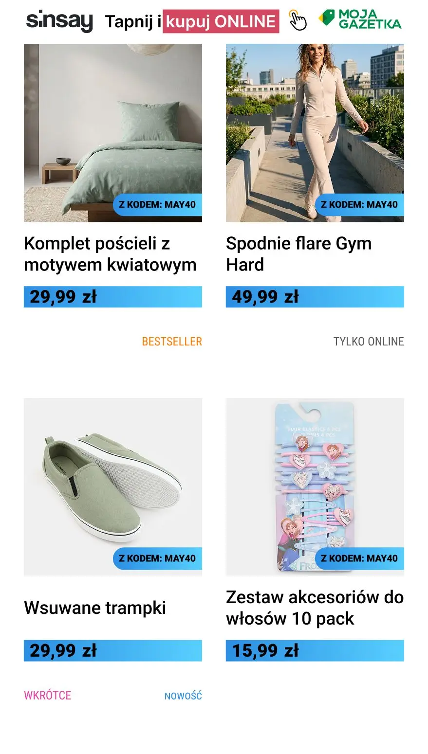gazetka promocyjna Sinsay 🔵 Majowe Oszczędzanie!-40% - Strona 3
