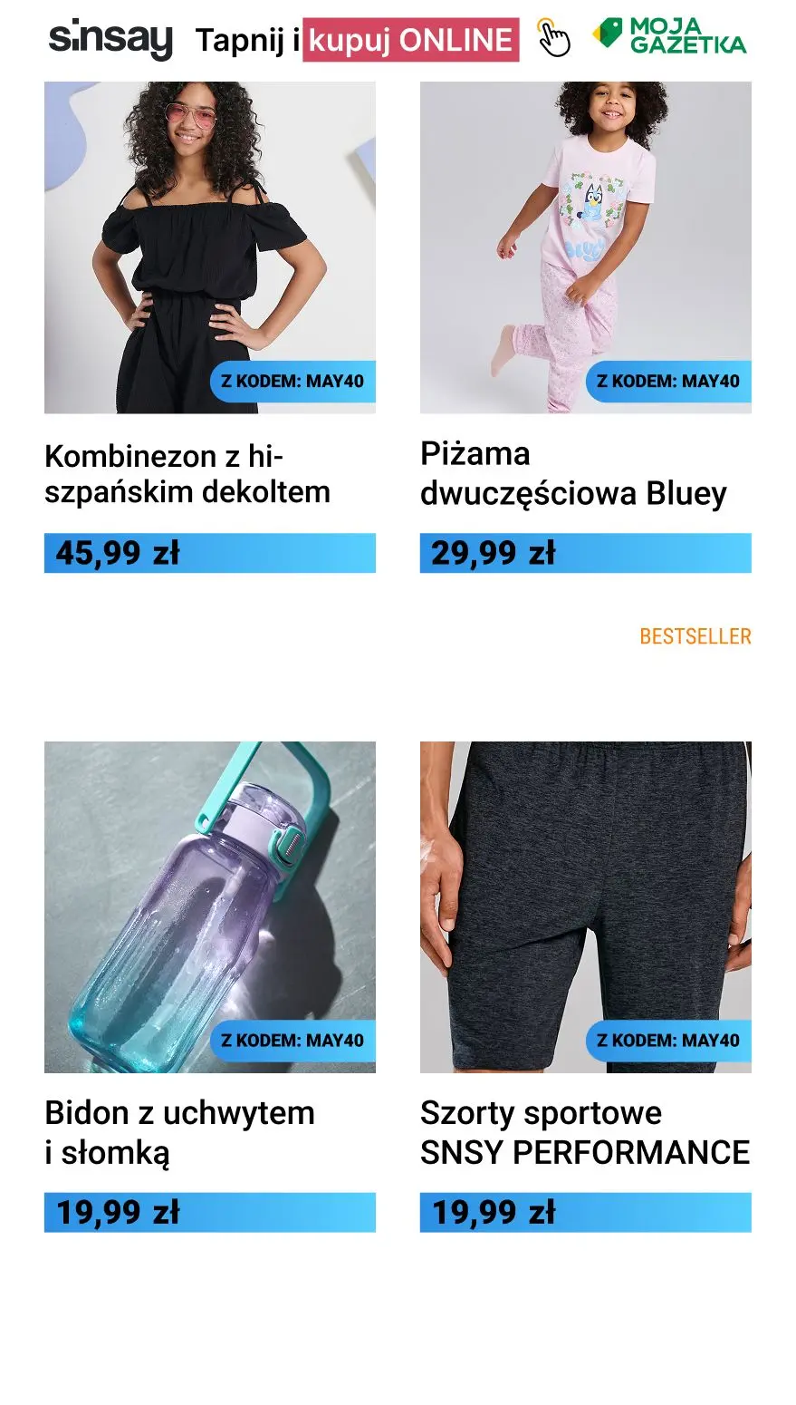 gazetka promocyjna Sinsay 🔵 Majowe Oszczędzanie!-40% - Strona 4