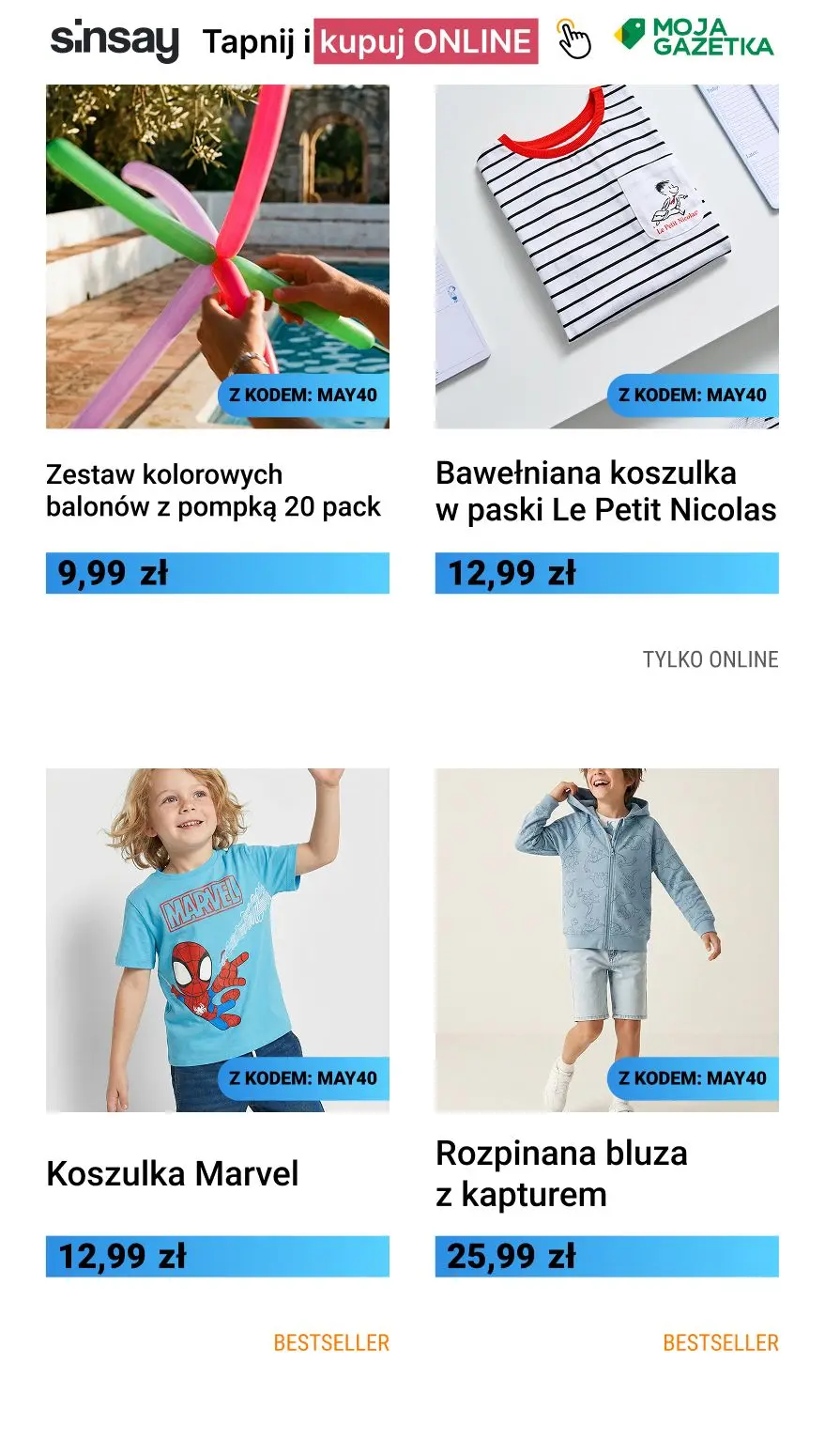 gazetka promocyjna Sinsay 🔵 Majowe Oszczędzanie!-40% - Strona 6
