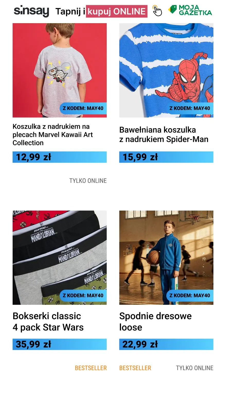 gazetka promocyjna Sinsay 🔵 Majowe Oszczędzanie!-40% - Strona 8