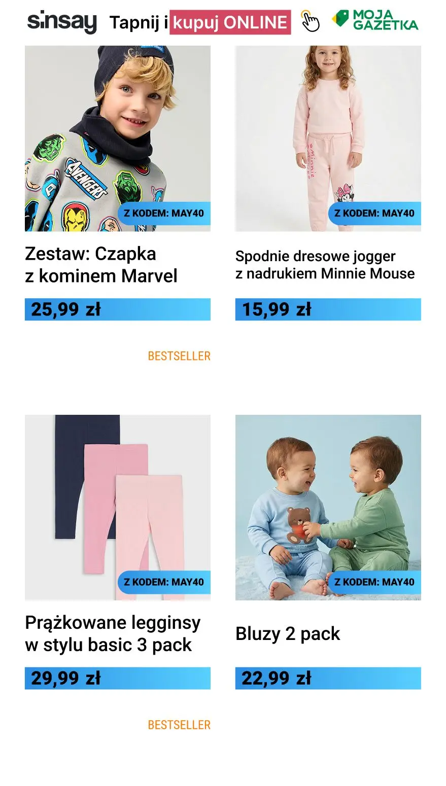 gazetka promocyjna Sinsay 🔵 Majowe Oszczędzanie!-40% - Strona 9