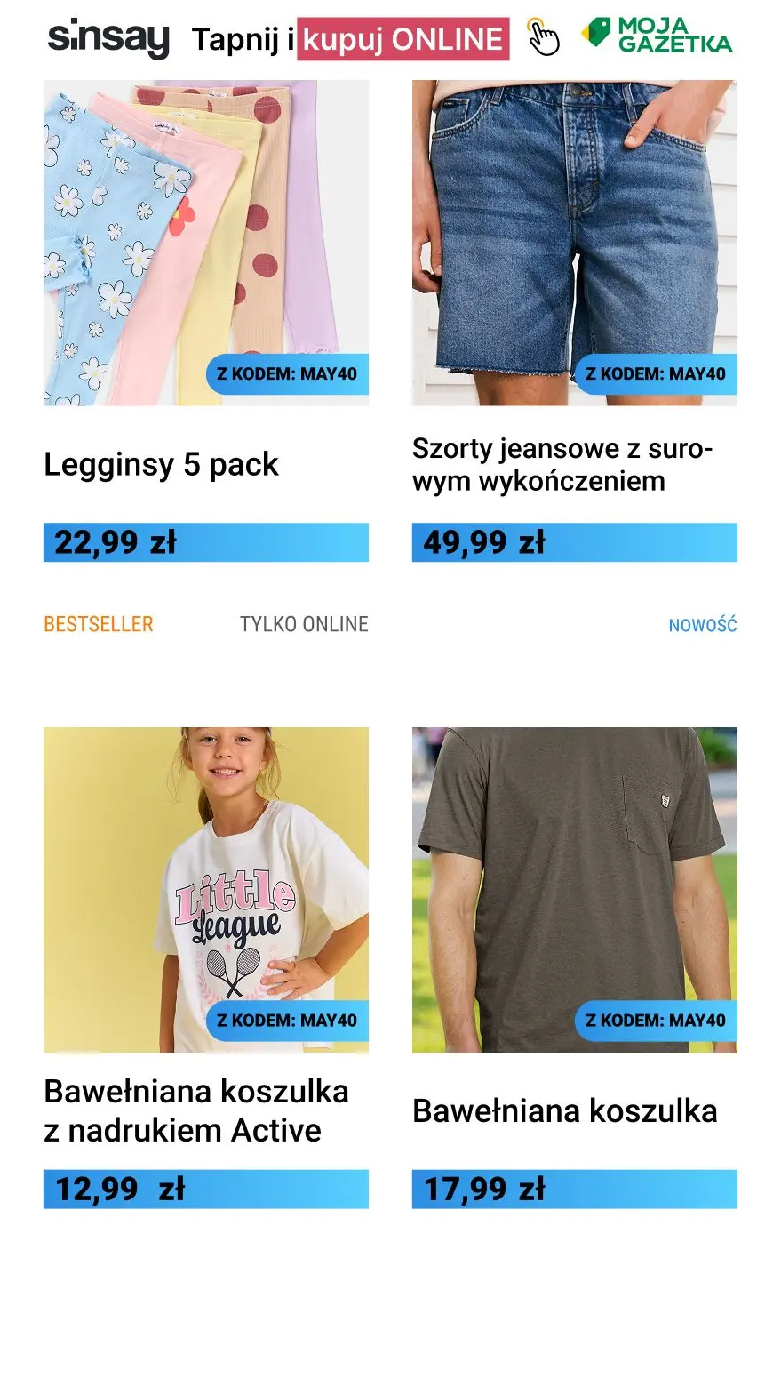 gazetka promocyjna Sinsay 🔵 Majowe Oszczędzanie!-40% - Strona 11