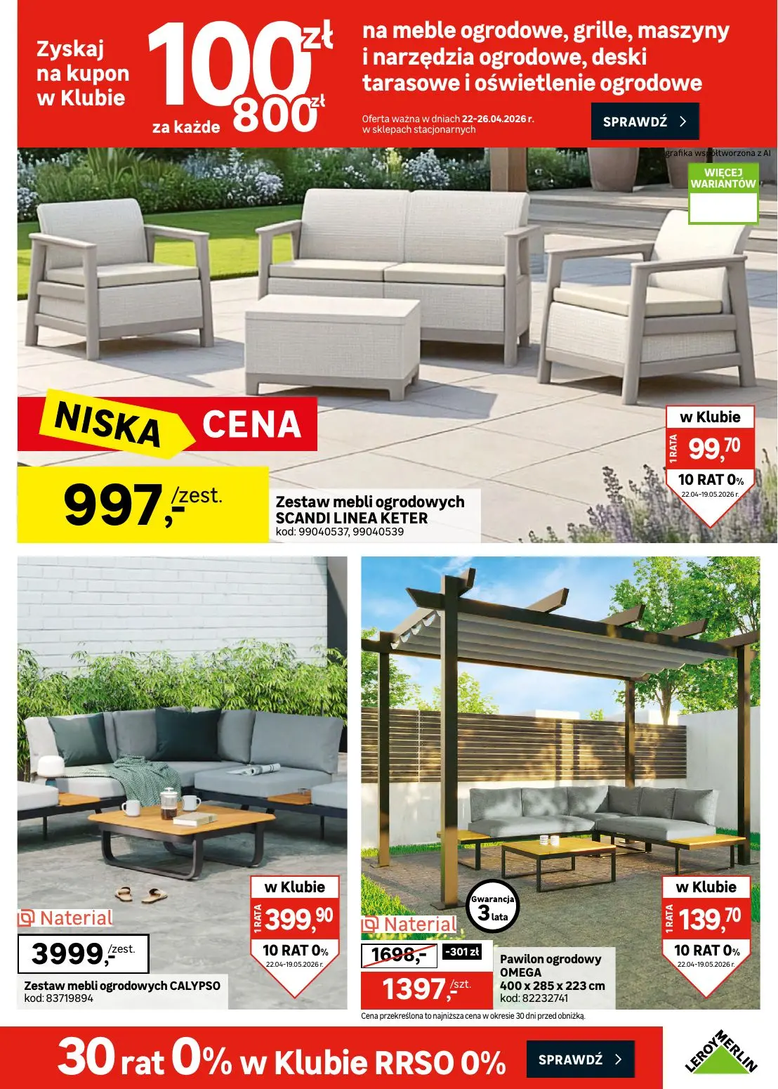 gazetka promocyjna Leroy Merlin Okazje na majówkę - Strona 3