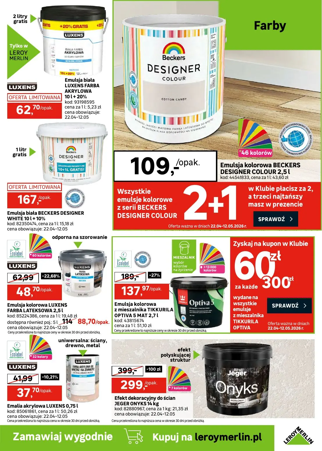 gazetka promocyjna Leroy Merlin Okazje na majówkę - Strona 17