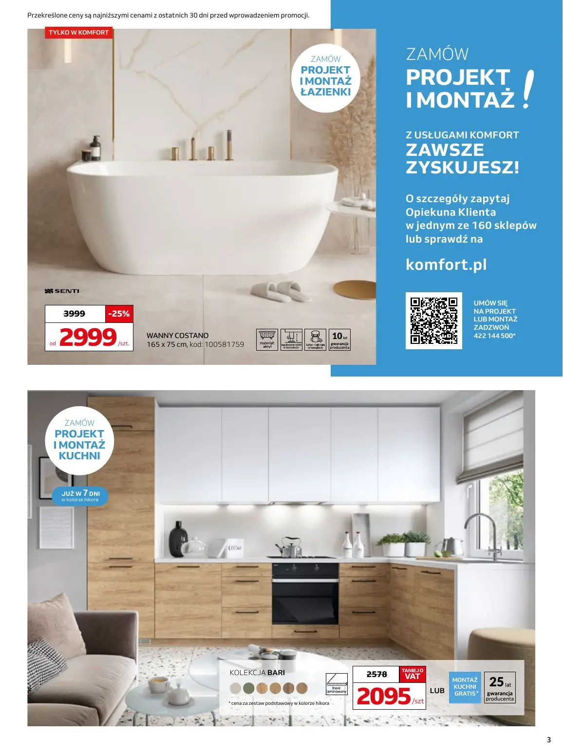 gazetka promocyjna KOMFORT Poczuj satysfakcję z wiosny - Strona 3
