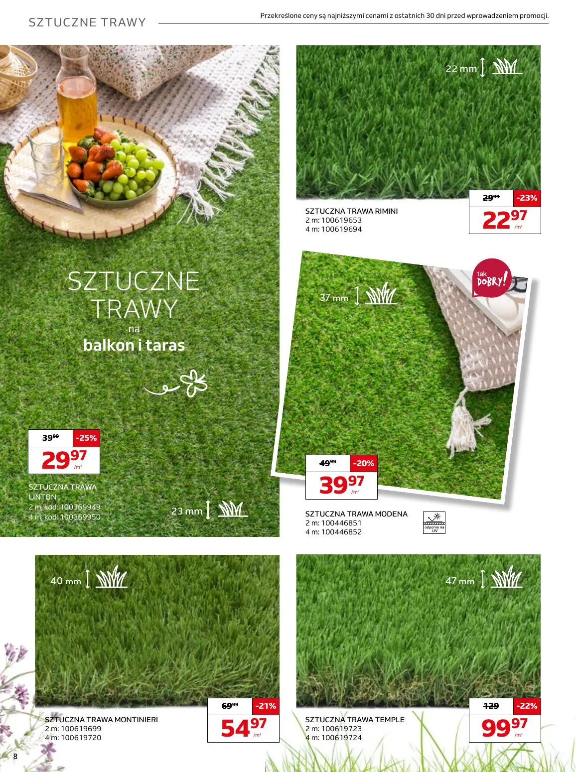 gazetka promocyjna KOMFORT Poczuj satysfakcję z wiosny - Strona 8