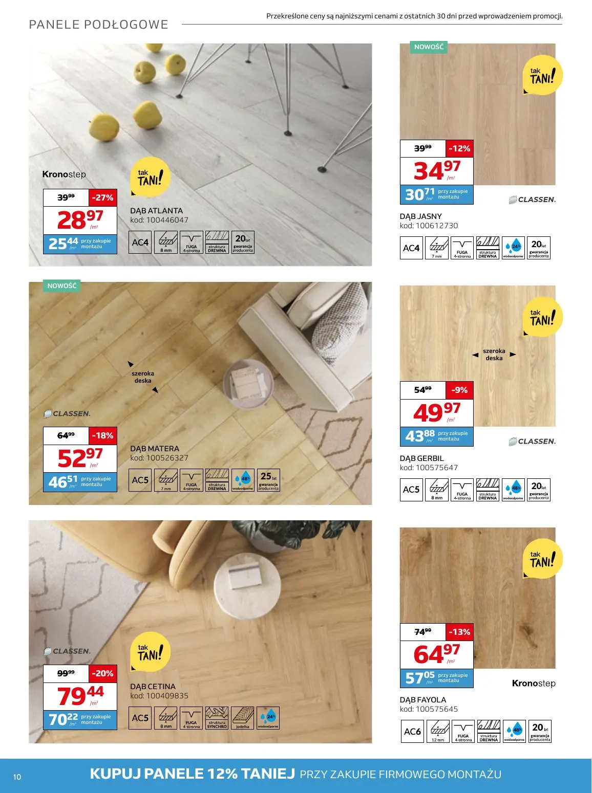 gazetka promocyjna KOMFORT Poczuj satysfakcję z wiosny - Strona 10