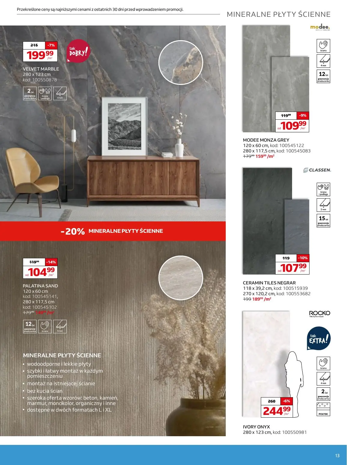 gazetka promocyjna KOMFORT Poczuj satysfakcję z wiosny - Strona 13