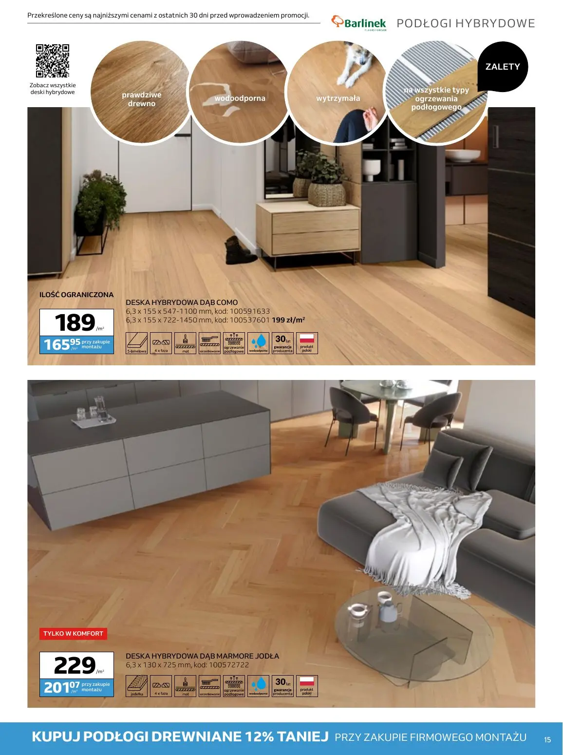 gazetka promocyjna KOMFORT Poczuj satysfakcję z wiosny - Strona 15