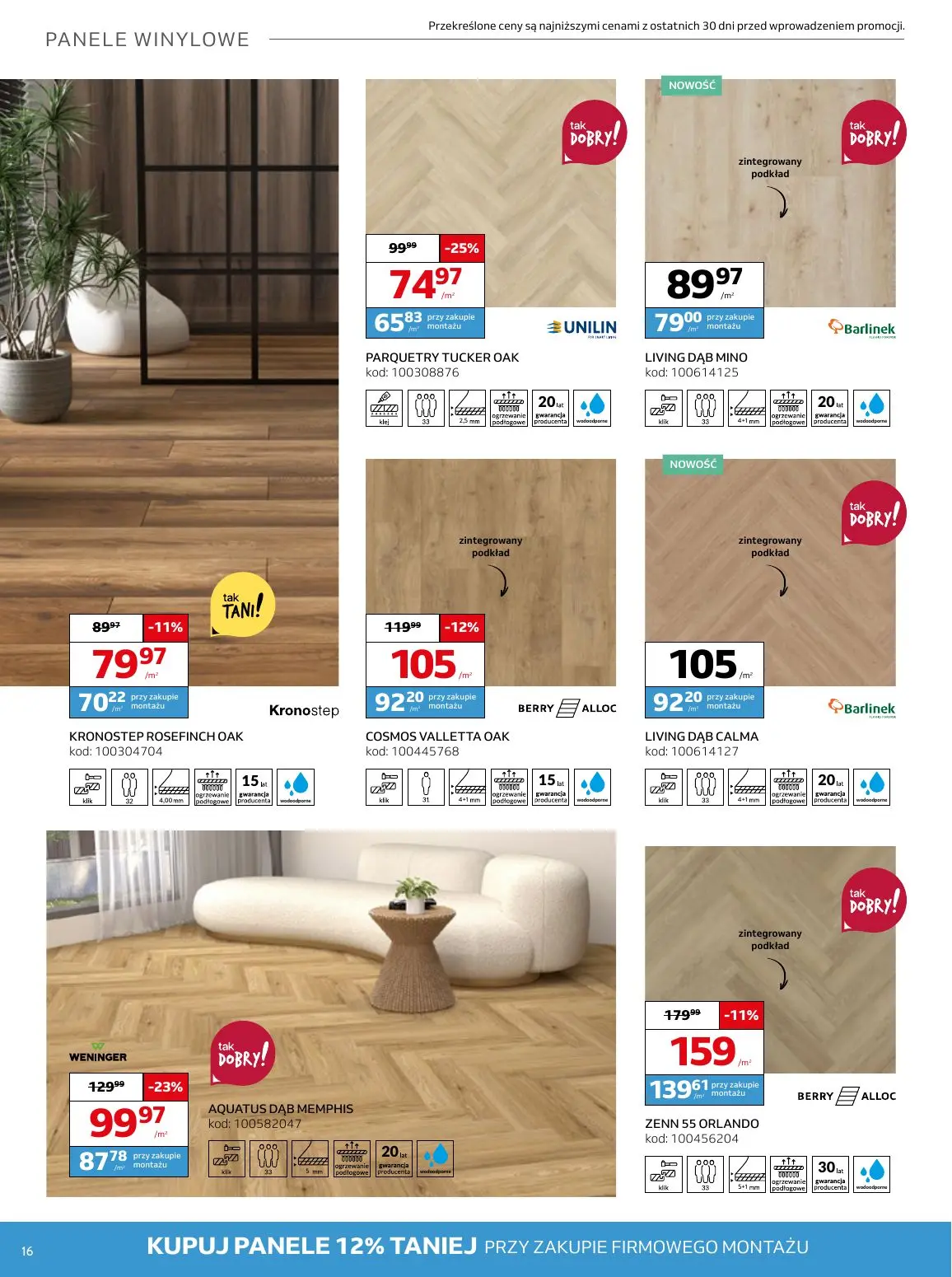 gazetka promocyjna KOMFORT Poczuj satysfakcję z wiosny - Strona 16