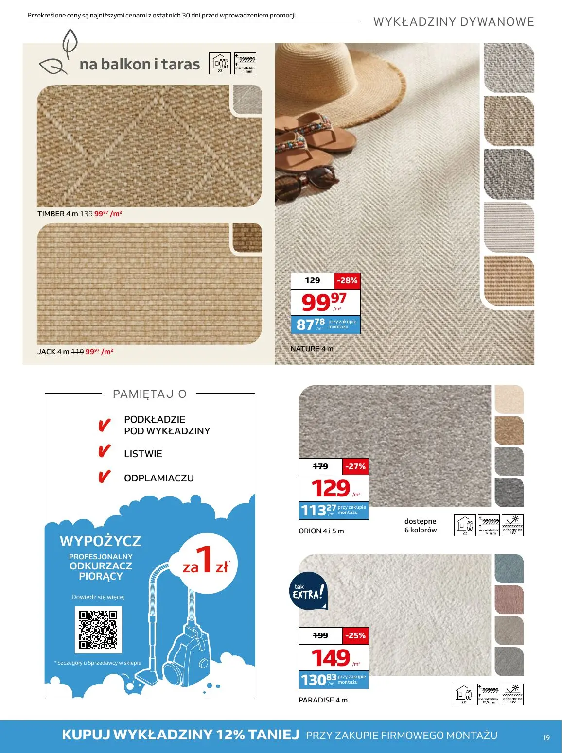 gazetka promocyjna KOMFORT Poczuj satysfakcję z wiosny - Strona 19