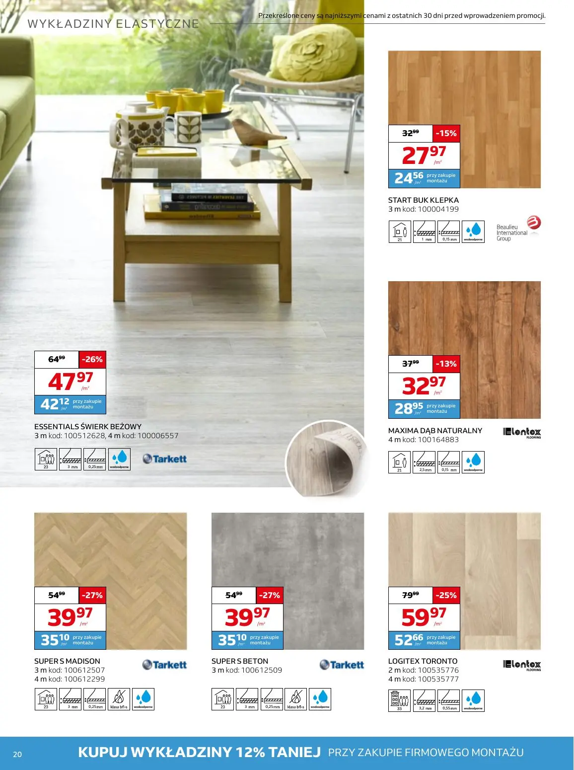 gazetka promocyjna KOMFORT Poczuj satysfakcję z wiosny - Strona 20