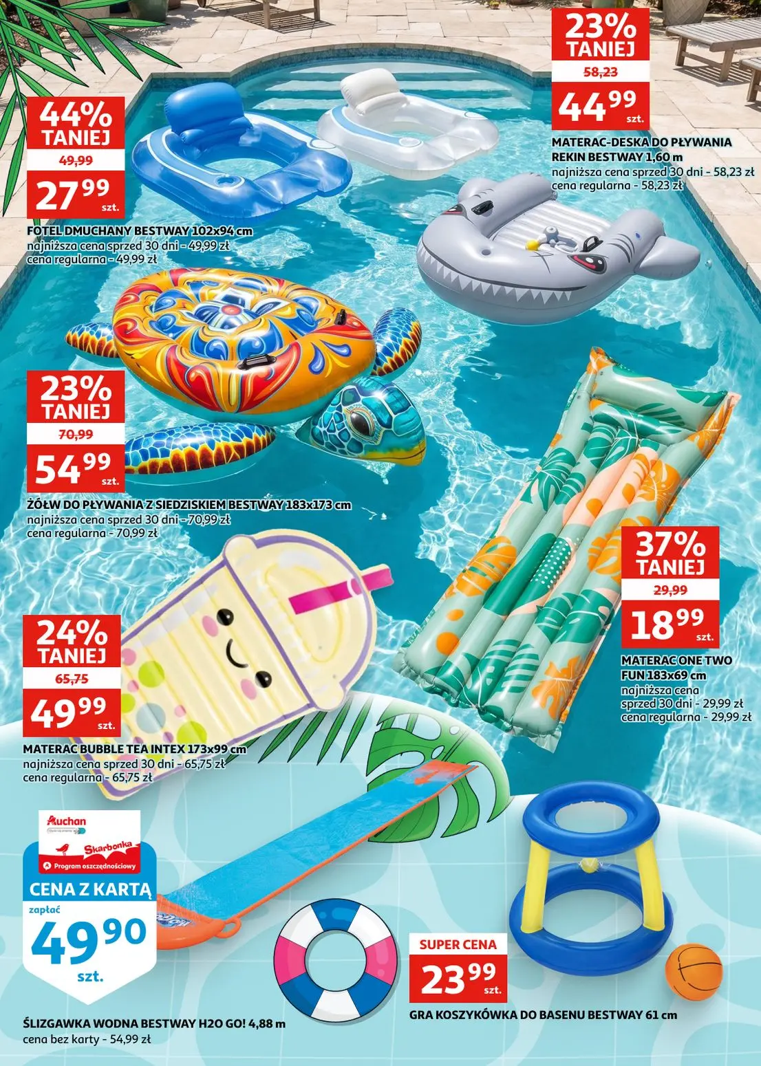 gazetka promocyjna Auchan Racibórz - baseny - Strona 4