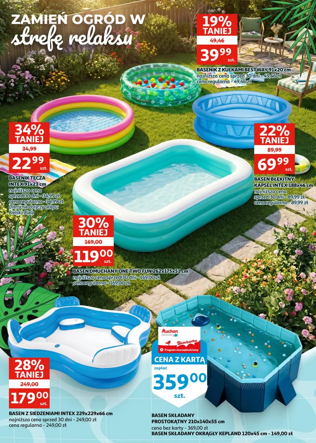 gazetka promocyjna Auchan Racibórz - baseny - Strona 5