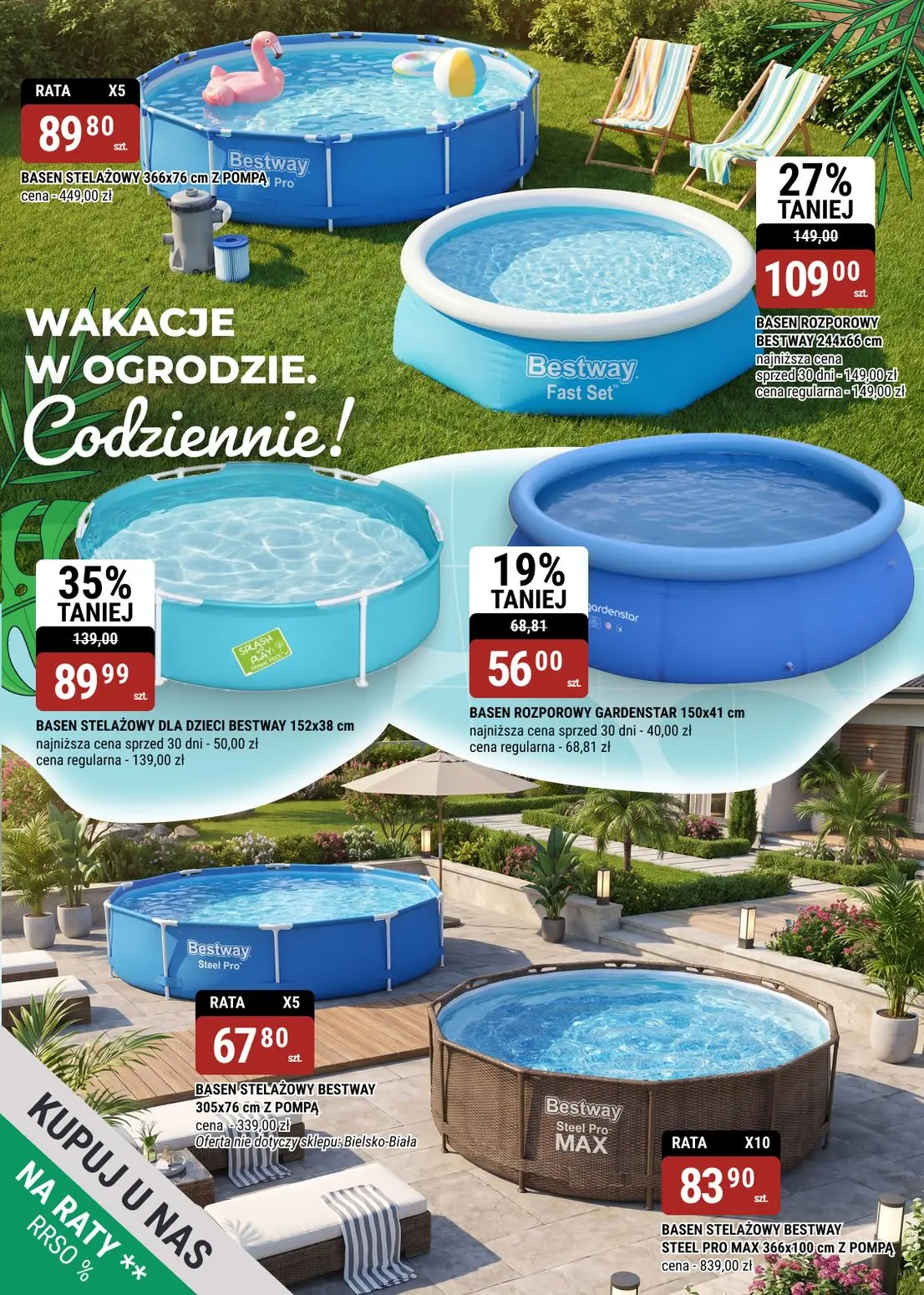 gazetka promocyjna bi1 Wałbrzych - baseny - Strona 6