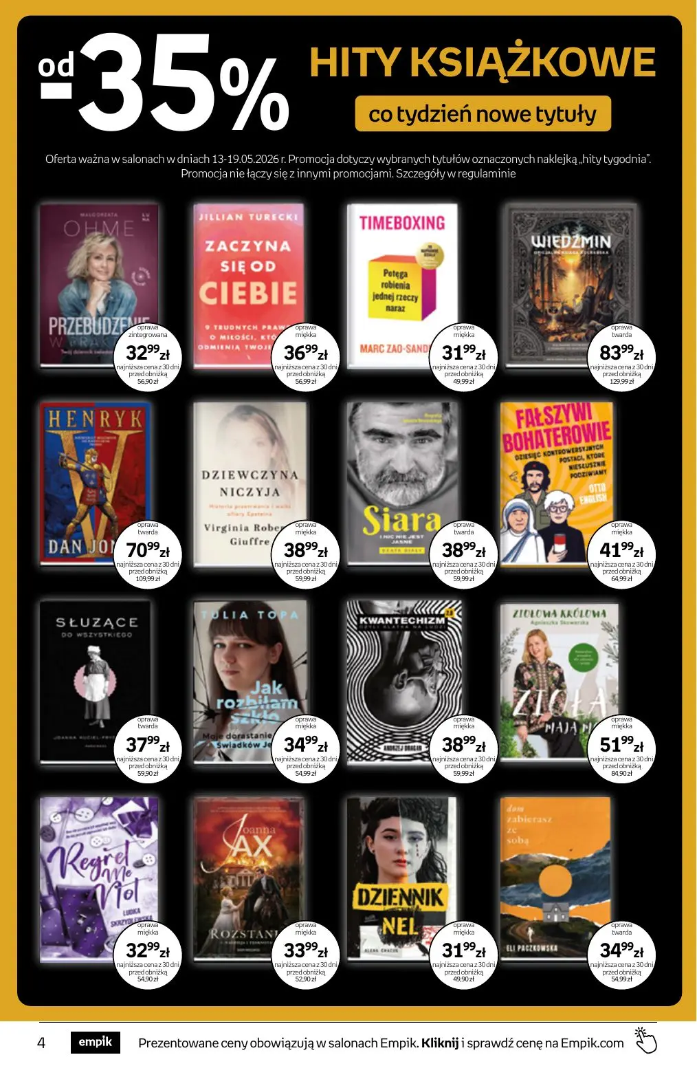 gazetka promocyjna Empik Tom kultury - Strona 4