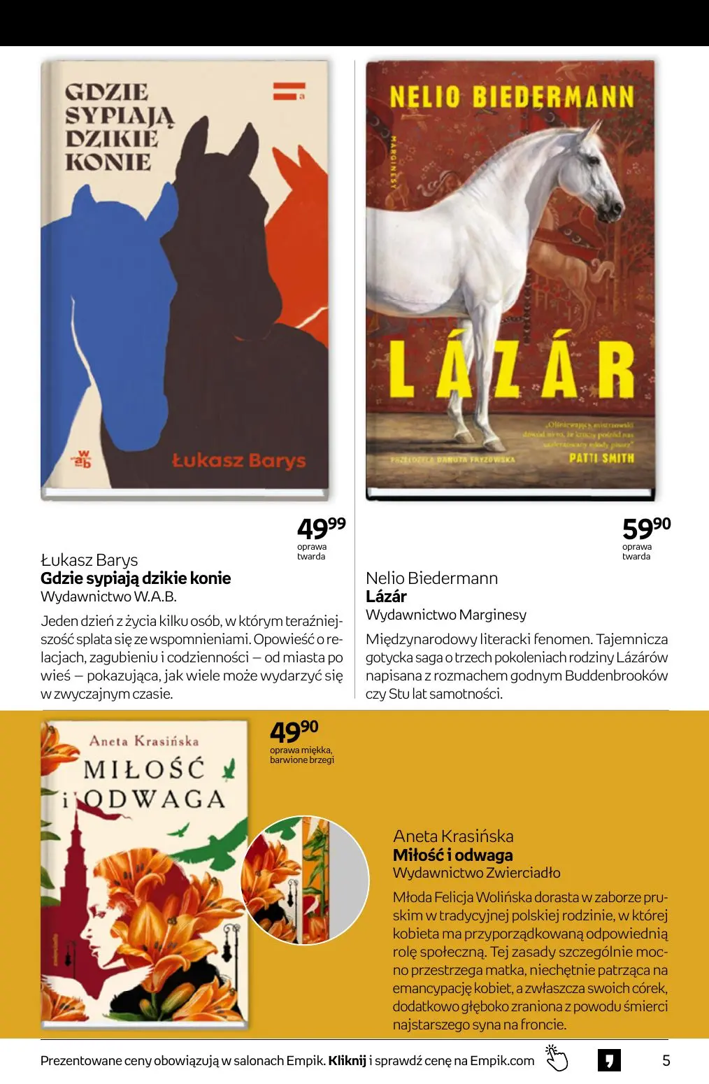 gazetka promocyjna Empik Tom kultury - Strona 5