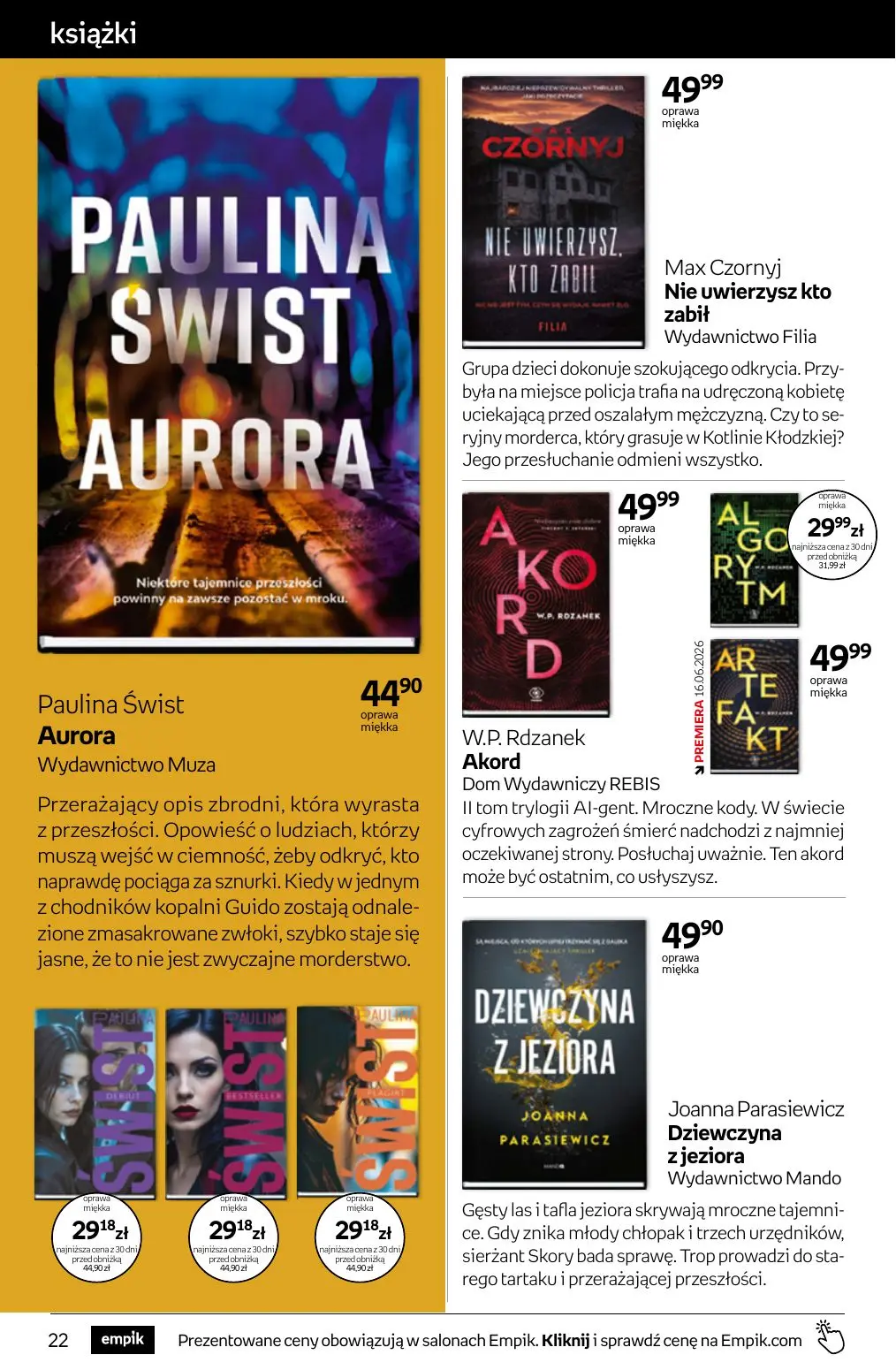 gazetka promocyjna Empik Tom kultury - Strona 22