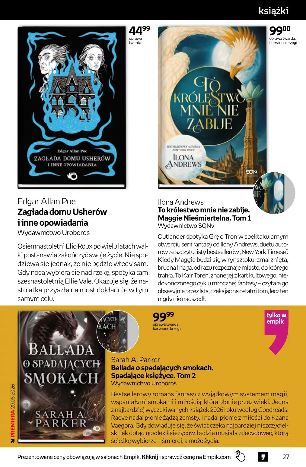 gazetka promocyjna Empik Tom kultury - Strona 27