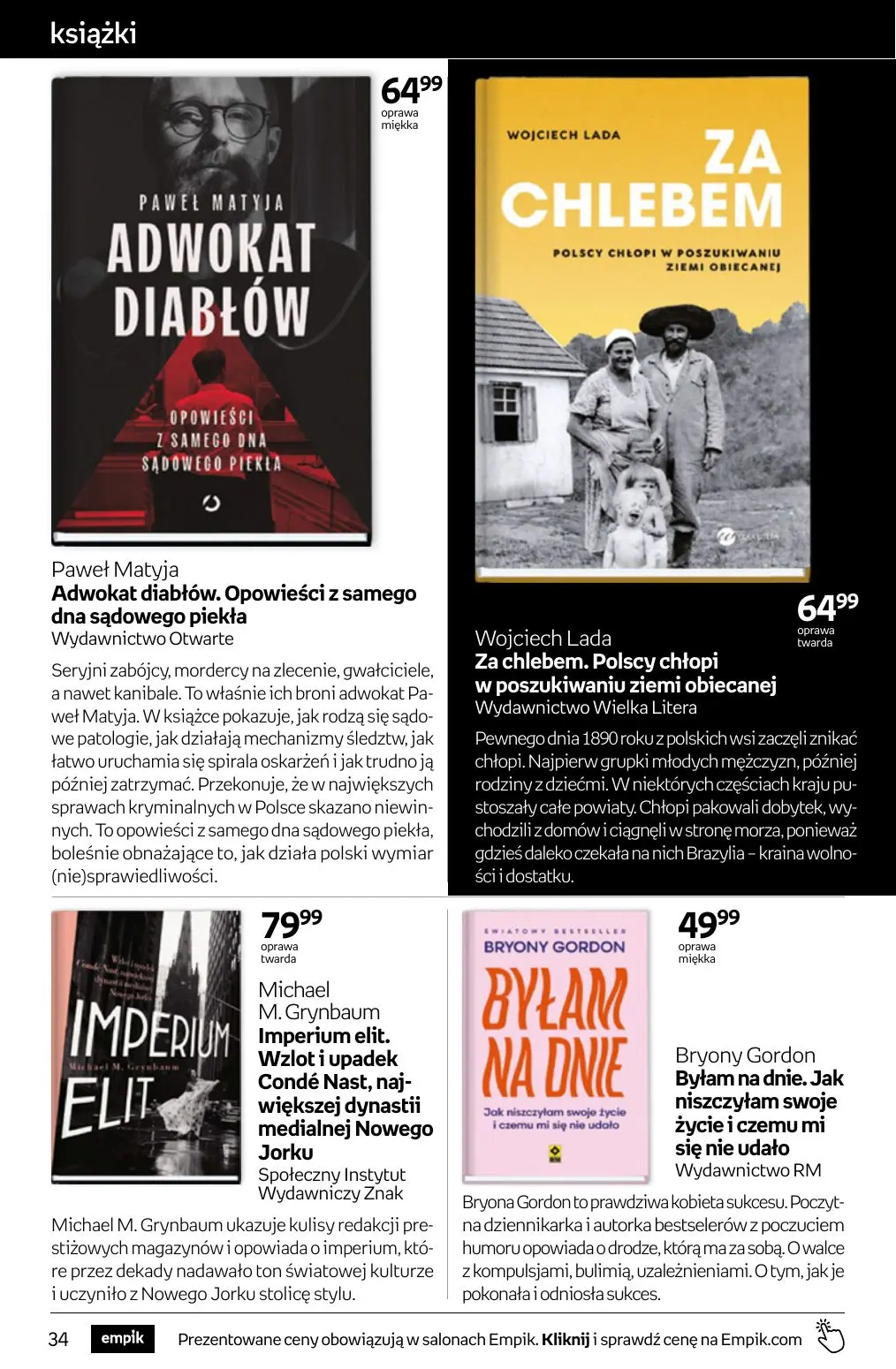 gazetka promocyjna Empik Tom kultury - Strona 34